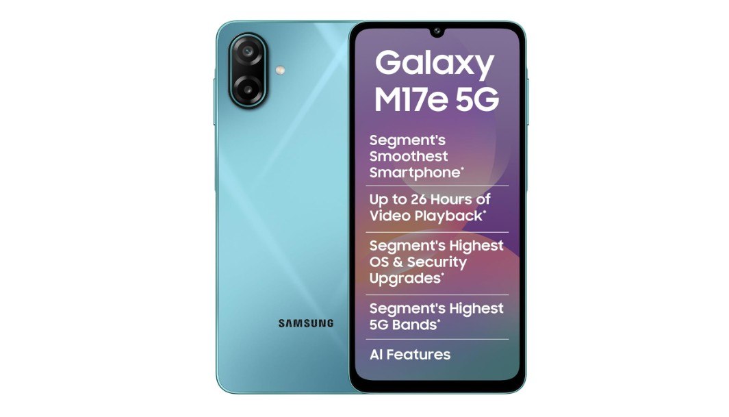 Samsung Galaxy M17e 5G Mobile (Blitz Blue, 4GB RAM, 128GB