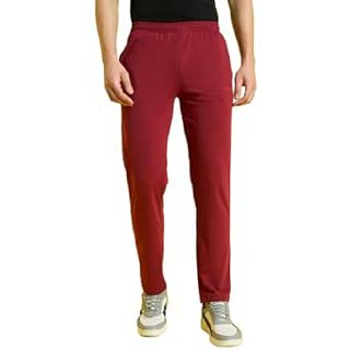 bearbrother Men's Regular Fit Solid Trackpants
