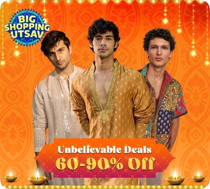 Flipkart: Big Shopping Utsav Upto 90% Off