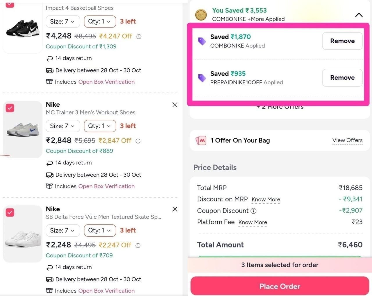 Myntra Deal