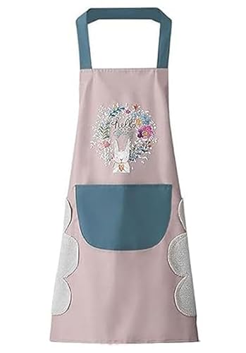 KASHIVAL Kitchen Apron, Waterproof with Adjustable Straps | ...