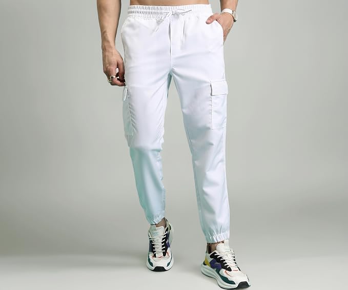 Highlander Men's Cargo Jogger Trousers| Utility Pockets | Trouser for Men | Men Trousers
