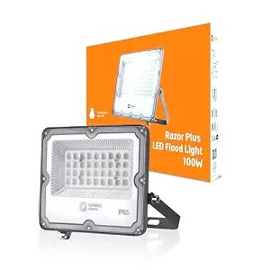 Orient Electric Razor Plus 100 W LED Flood Light | IP65 Waterproof Outdoor Light with Lens Design | 5kV Surge Protection, 440V Compatible | Wide Angle Beam, Ultra Slim Design | Cool White - Pack of 1