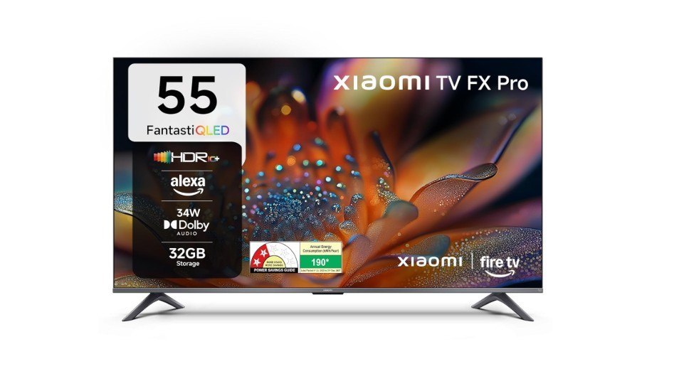 Xiaomi 138 cm (55 inch) FX Pro QLED Ultra HD 4K Smart Fire TV