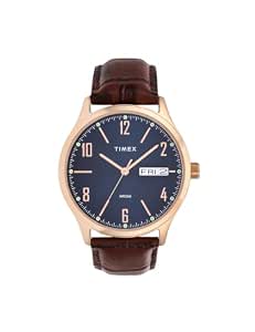 TIMEX Classics Analog Watch for Men with Round Dial & Water Resistant Man's Wrist Watches