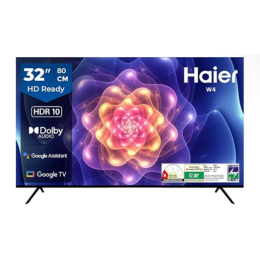 Haier 80cm (32) W4G Series HD Ready Smart Google TV 32W4G