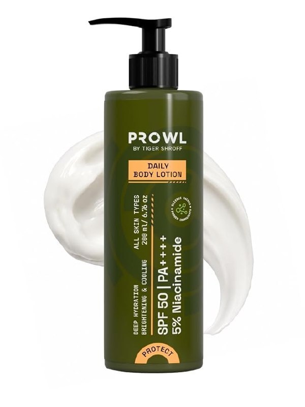 PROWL by Tiger Shroff Men Body Lotion SPF 50 PA++++ with 5% Niacinamide
