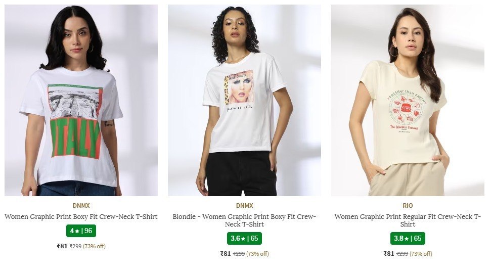 AJIO | Women's Garments Under ₹399