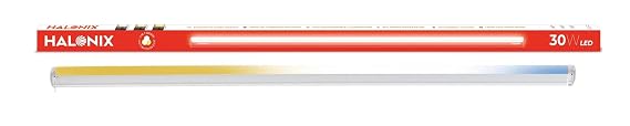 Halonix 30 Watt 3-in-1 LED Tube Light | 3 Color LED Batten | White, Warm Yellow & Off-White Lighting Modes | High Brightness Tube Light | Pack of 1