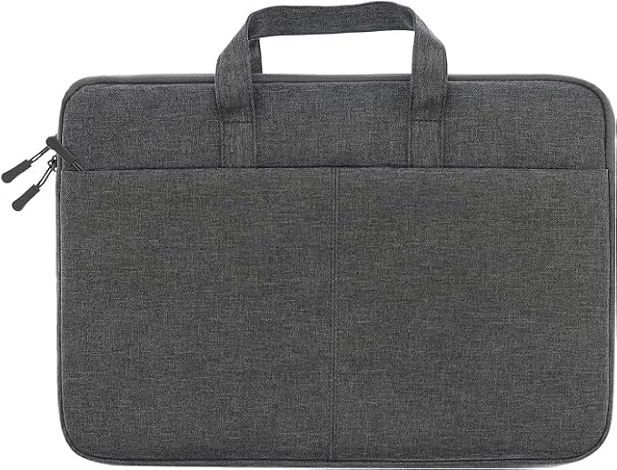 hirTa Delta 17.3 inch Laptop Sleeve Case Cover with Front Pockets Lightweight Compatible for Most HP Envy/Pavilion/Omen, Acer Predator/Aspire, Dell Inspiron/G3 G7 17, Lenovo Ideapad - Denim Grey