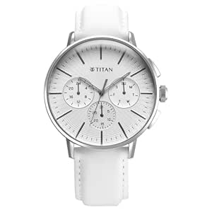 Titan Light Leathers Multifunction Silver Dial Leather Strap Watch for Men Rs. 4727
