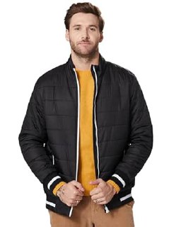 Off : - Symbolmen's Bomber Regular Quilted Jacket
