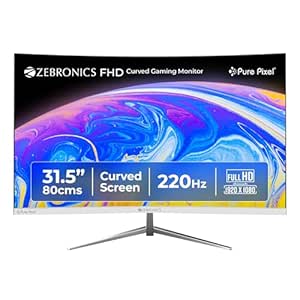Zebronics 31.5 Inch FHD Curved Gaming Monitor /