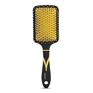 AGARO Breeze Paddle Hair Brush with Strong & flexible nylon bristles having, Anti-static ball tips…