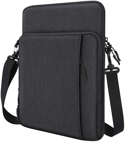 Tipple 11.6-13.3 inch Laptop Sleeve Bag Case Cover with Detachual Shoulder Straps Compatible with MacBook Air/Pro 13/Pro 14 M5 M4 M3 M2 M1, HP Dell ASUS -Charcoal Black