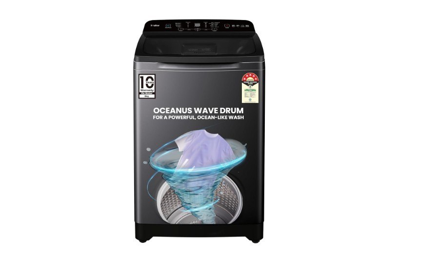 Haier 9 Kg Oceanus Wave Top Load Washing Machine