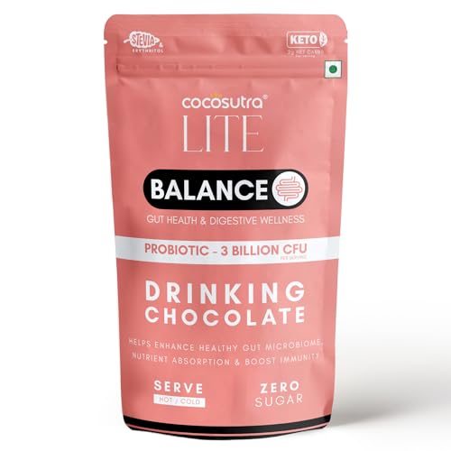 Cocosutra BALANCE Sugar Free Drinking Chocolate Mix | Gut He...