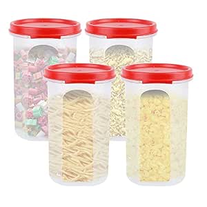 Cutting EDGE 585ML Smart Slim Storage Airtight Container-Red...