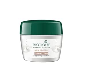 Off : Biotique Milk Protein Instant Glow Brightening Face Pack