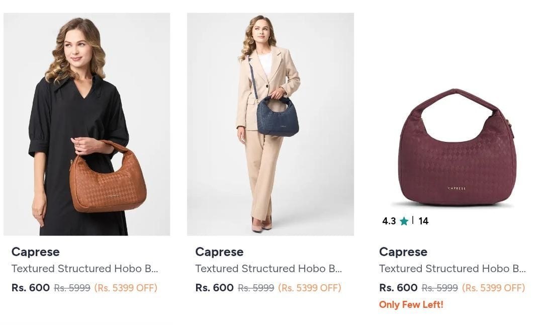 Caprese handbags 90% off