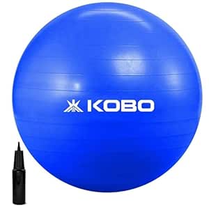 Kobo Gym Ball Anti Burst with Foot Pump (Imported)
