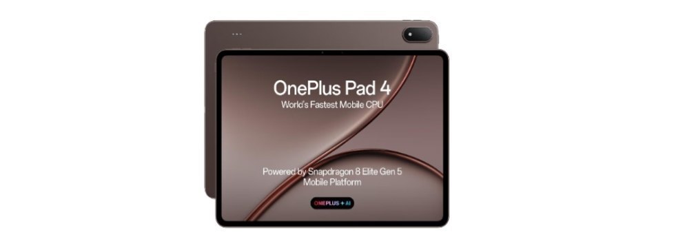 OnePlus Pad 4, Snapdragon® 8 Elite Gen 5 Platform, 33.53cm 13.2" 3.4K Screen, 144Hz Adaptive, 8 Speakers, AI Powered, PC-Level Productivity, 13,380