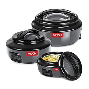 Milton Ernesto Inner Stainless Steel Jr. Casserole Set Of 3 .