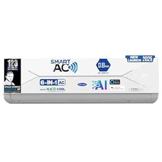 off : Carrier 1.5 Ton 5 Star Wi-Fi Smart Flexicool Inverter Split AC