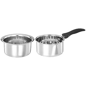 Stainless Steel Cookware Set Of 2 .
