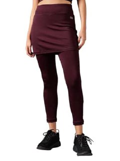 Clovia Tights High-Rise Plum