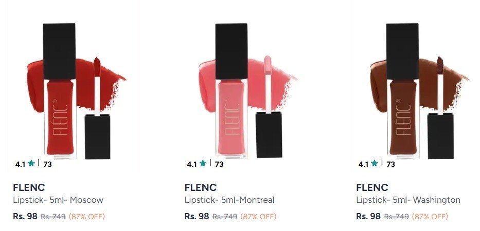 Myntra | UPTO 87% Off on Personal Care Products starting @ just ₹ 74