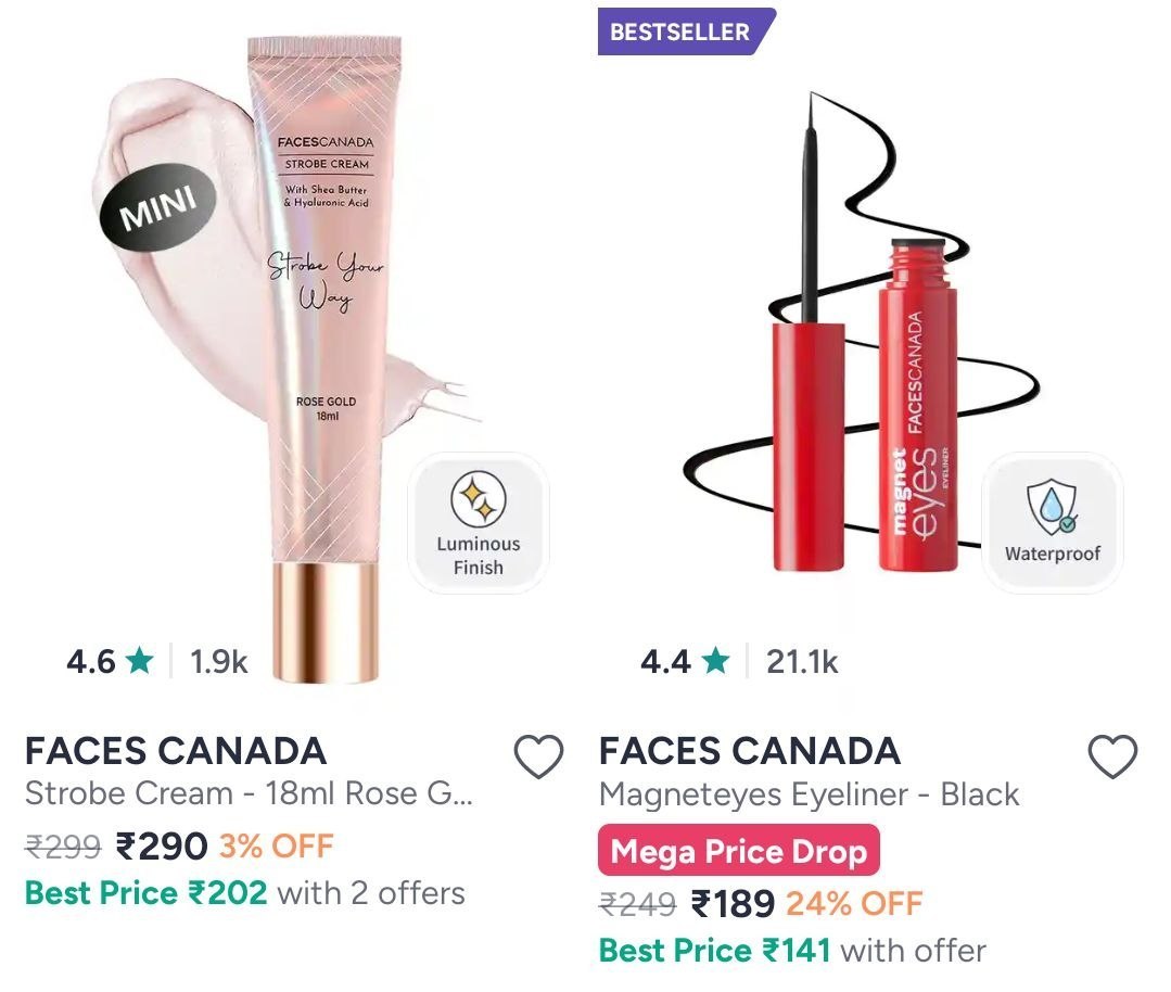 MYNTRA🔥 FACES CANADA BEAUTY SALE! ✨