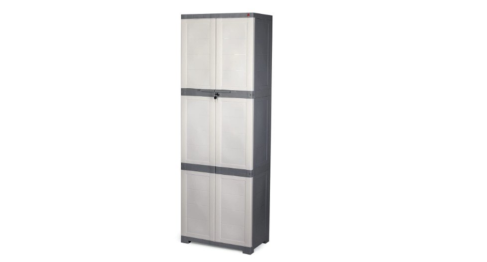 Cello Novelty Large Plastic Cabinet with Dustproof Doors