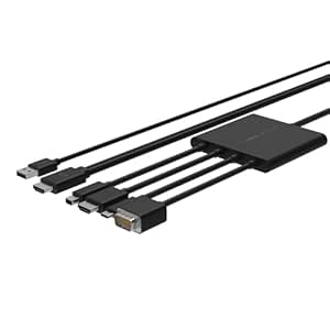 Belkin Multiport Adapter, HDMI Digital AV Adapter – Mini DisplayPort, USB-C, HDM...