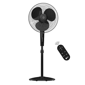 Orient Electric Harrier BLDC Stand Fan with Remote | Energy Saving Fan, Whisper Quiet 52 dB…