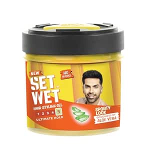 Set Wet Styling Hair Gel for Men - Sport Extreme, 250gm | Ex...
