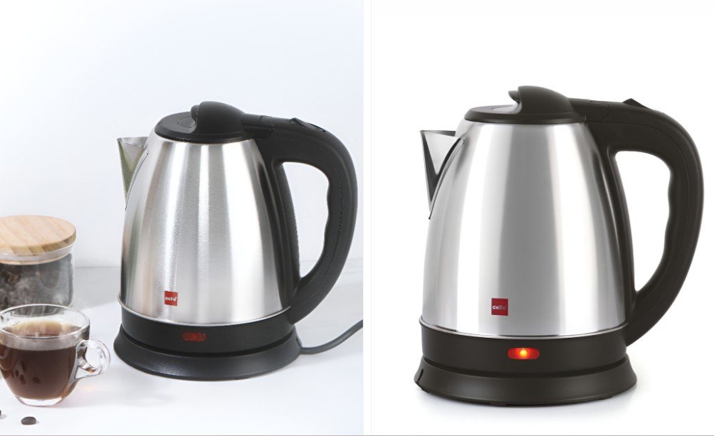 Cello Quick Boil Lifestyle 1500W Stainless Steel Electric Kettle 1.5 L