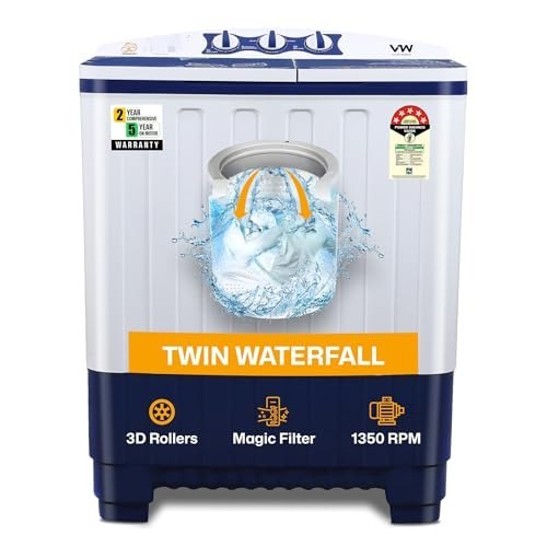 VW 7.5kg Semi Automatic washing machine at Rs.7999