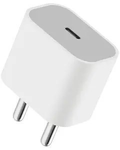 iPhone Charger Adapter 20W Type C (MFi-Certified) for iPhone 17/17 Air/17 Pro/17 Pro Max,16/16 Plus/Pro/Pro Max, 15/14/13/12/11 Series with PD 3.0 USB-C Fast Charging Adaptor BIS Certified