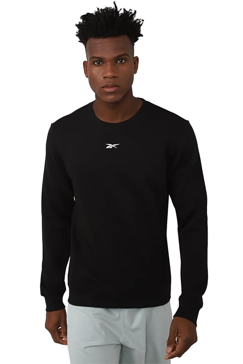 Reebok Men's Cotton Round Neck Sweatshirt