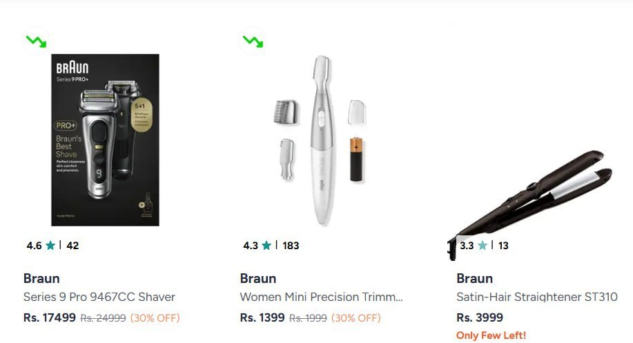 Myntra | Braun % Off