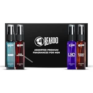 Beardo Perfume Giftset 4x 8ml Musk Godfather Dark Side