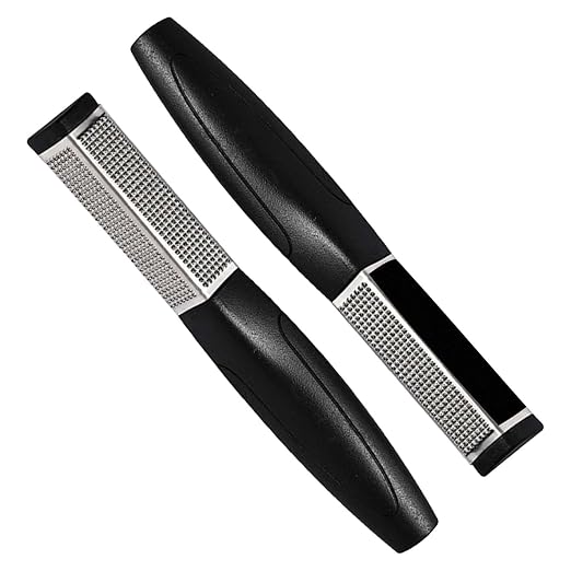 TEMPERIA (1pc) Foot Scrubber for Dead Skin - 3 Sided Pedicure Kit for Women - Feet File Scrub Tools, Heel Scraper Filer & Leg Cleaner Brush - Easy to Carry Travel Friendly (HF343)